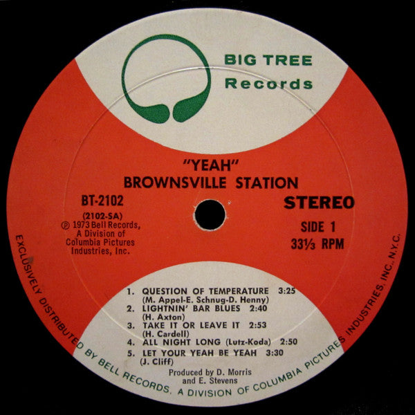 Brownsville Station : Yeah! (LP, Album, MO-)