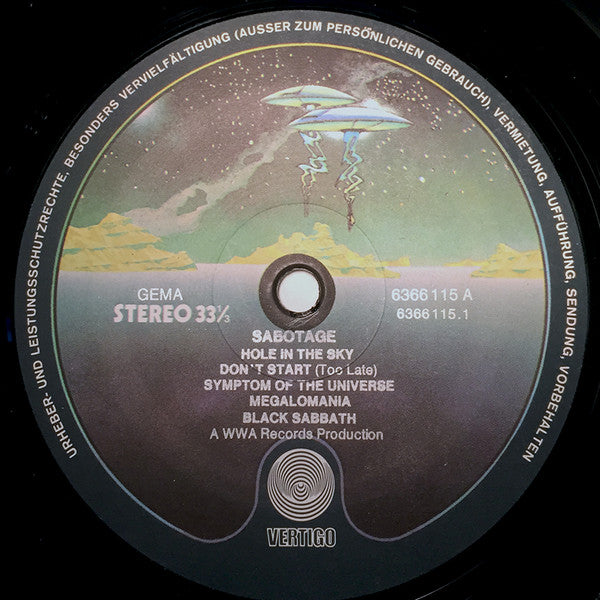 Black Sabbath : Sabotage (LP, Album)