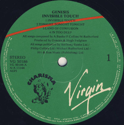 Genesis : Invisible Touch (LP, Album)
