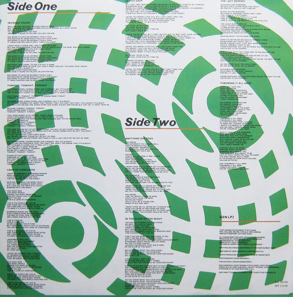 Genesis : Invisible Touch (LP, Album)