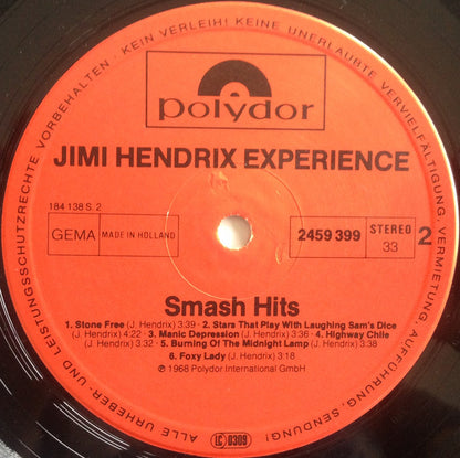 The Jimi Hendrix Experience : Smash Hits (LP, Comp, RE)