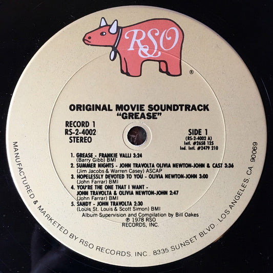 Various : Grease (The Original Soundtrack From The Motion Picture) (2xLP, Album, Pit)