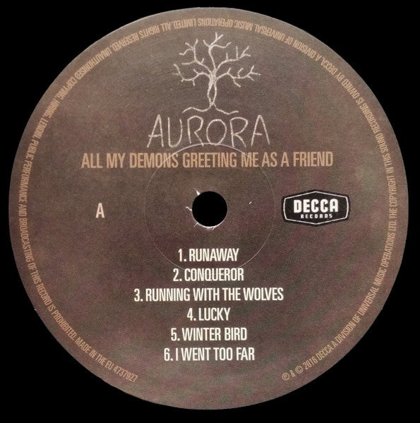 Aurora (16) : All My Demons Greeting Me As A Friend (LP, Album)