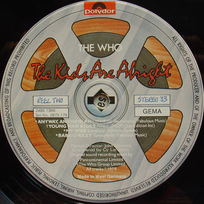 The Who : The Kids Are Alright (2xLP, Album)