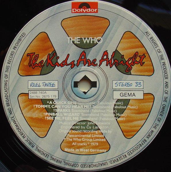 The Who : The Kids Are Alright (2xLP, Album)