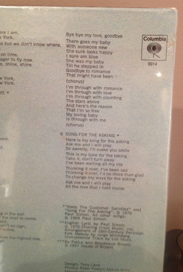 Simon And Garfunkel* : Bridge Over Troubled Water (LP, Album)