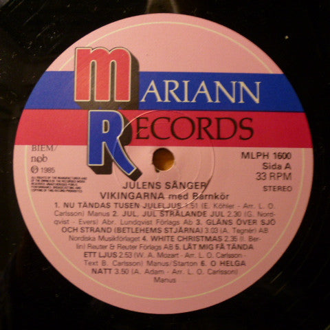 Vikingarna Med Barnkör* : Julens Sånger (LP, Album)