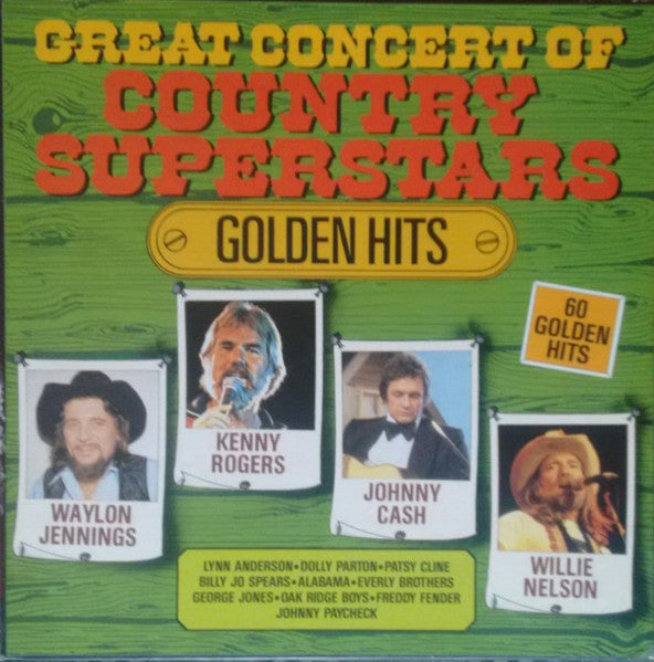 Various : Great Concert Of Country Superstars (3xLP, Comp + Box)