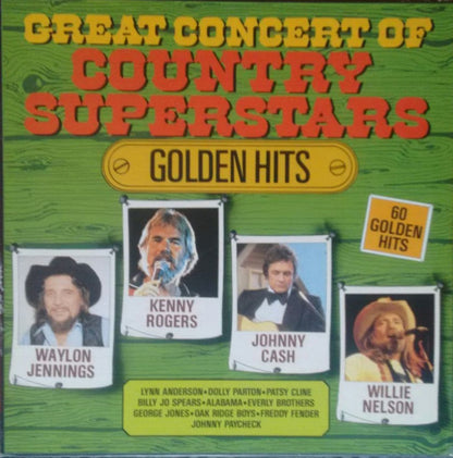Various : Great Concert Of Country Superstars (3xLP, Comp + Box)