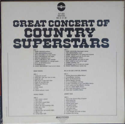 Various : Great Concert Of Country Superstars (3xLP, Comp + Box)