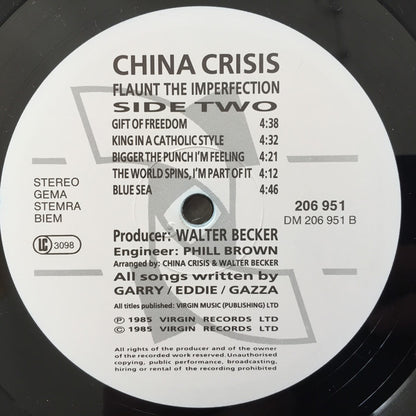 China Crisis : Flaunt The Imperfection (LP, Album)