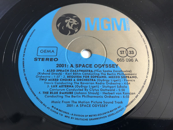 Various : 2001: A Space Odyssey (Music From The Motion Picture Sound Track) (LP, Album, RE, Gat)