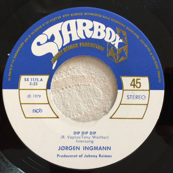 Jørgen Ingmann : Dip Dip Dip (7", Single)