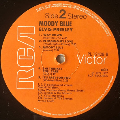 Elvis Presley : Moody Blue (LP, Album)
