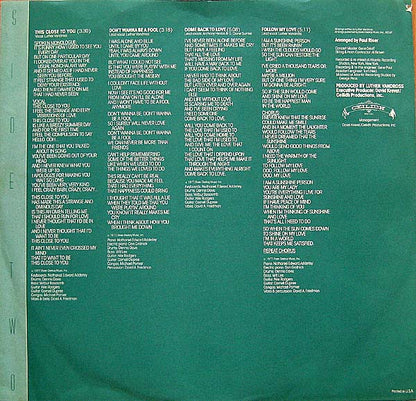Luther : This Close To You (LP, Album, PR )