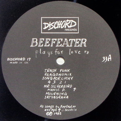 Beefeater : Plays For Lovers (LP, Album)