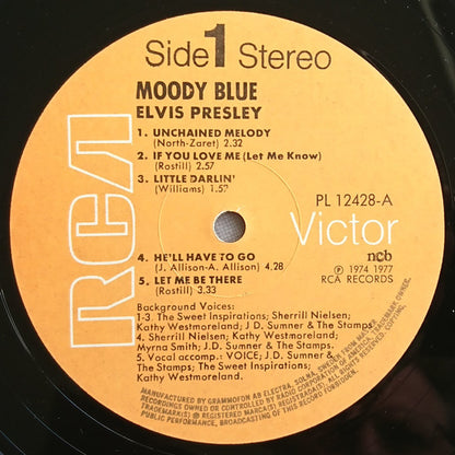 Elvis Presley : Moody Blue (LP, Album)
