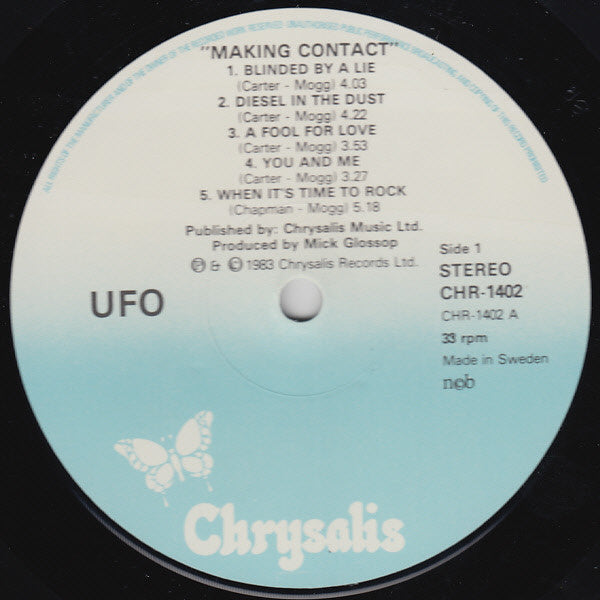 UFO (5) : Making Contact (LP, Album, Whi)