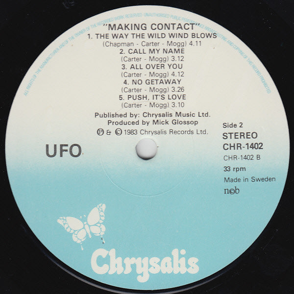 UFO (5) : Making Contact (LP, Album, Whi)