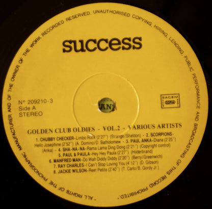 Various : Golden Club Oldies Vol 2 (3xLP, Comp)