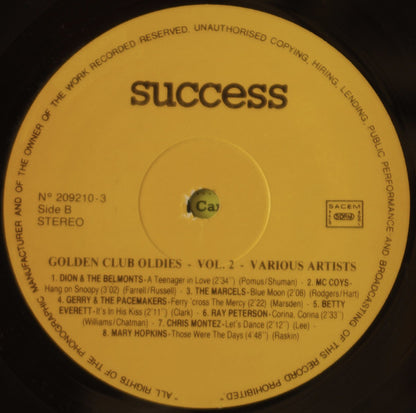 Various : Golden Club Oldies Vol 2 (3xLP, Comp)