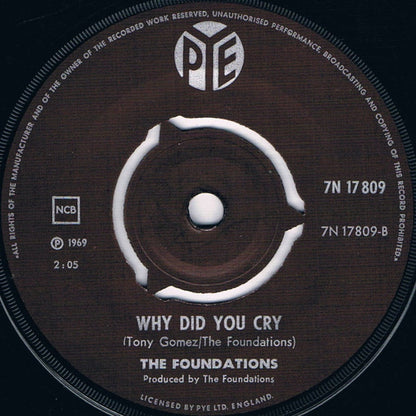 The Foundations : Born To Live, Born To Die (7", Single)