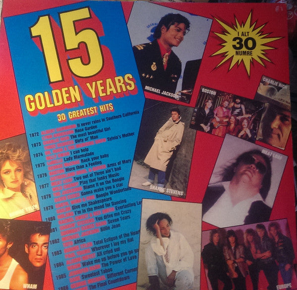 Various : 15 Golden Years - 30 Greatest Hits (2xLP, Comp)