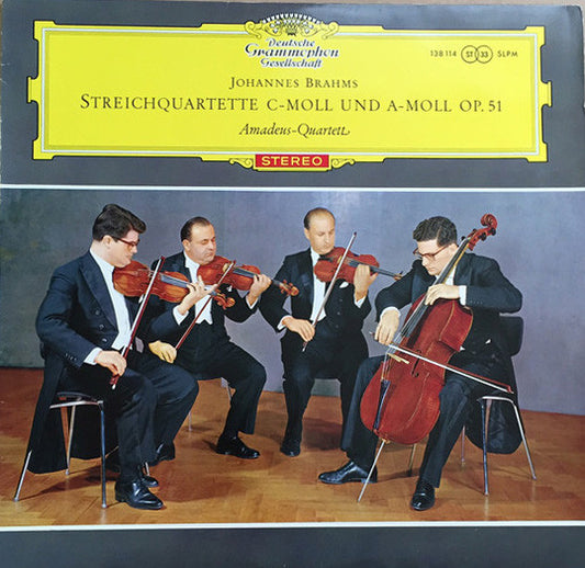 Johannes Brahms, Amadeus-Quartett : Streichquartette C-Moll Und A-Moll Op.51 (LP)