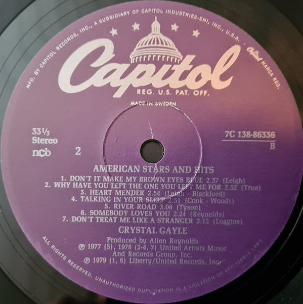 Various : American Stars & Hits (2xLP, Comp, Gat)