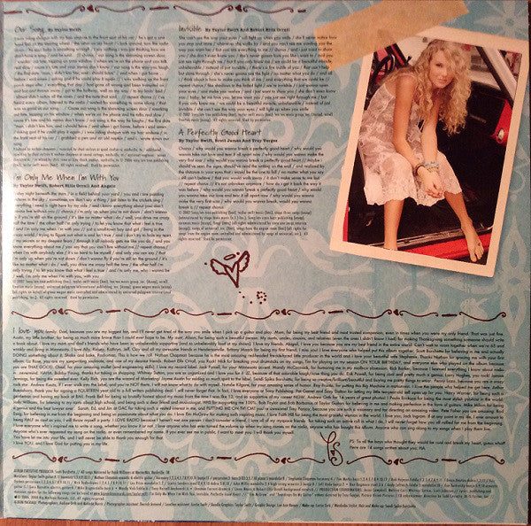 Taylor Swift : Taylor Swift (2xLP, Album, RE, 180)