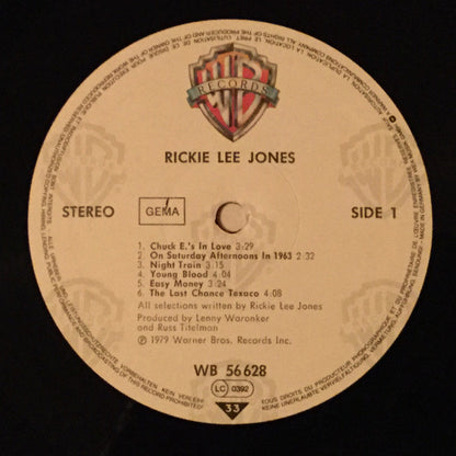 Rickie Lee Jones : Rickie Lee Jones (LP, Album, RE)