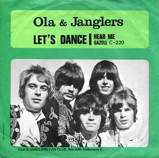 Ola & The Janglers : Let's Dance / Hear Me (7", Single, Gre)