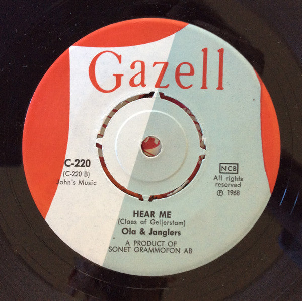 Ola & The Janglers : Let's Dance / Hear Me (7", Single, Gre)