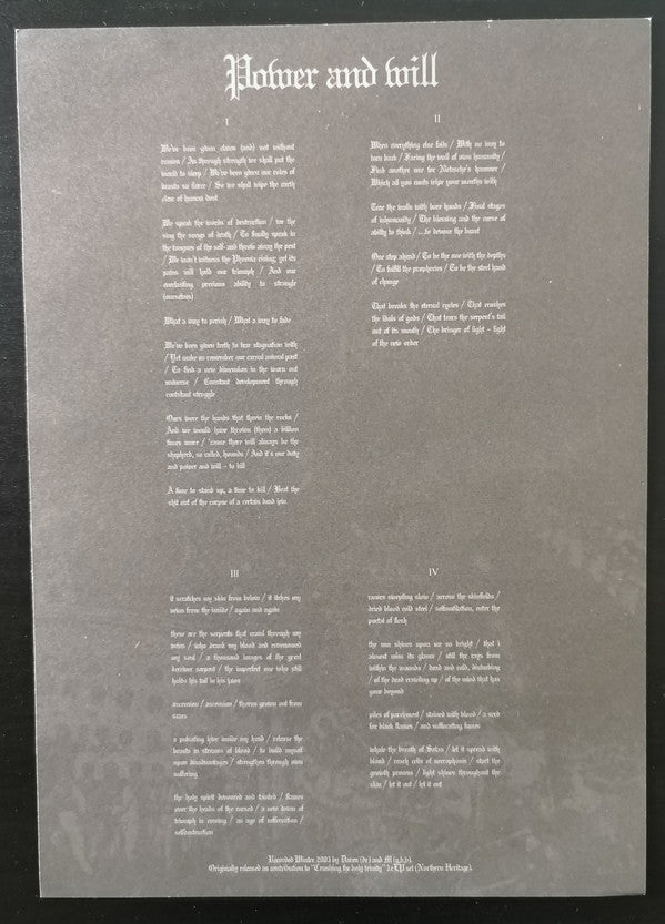 Mgła : Presence / Power and Will (LP, Comp, RE)