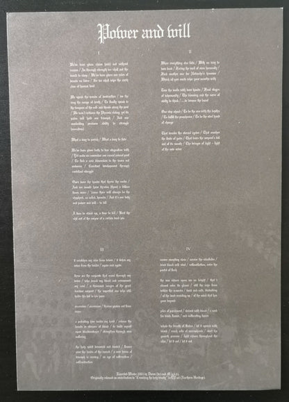 Mgła : Presence / Power and Will (LP, Comp, RE)