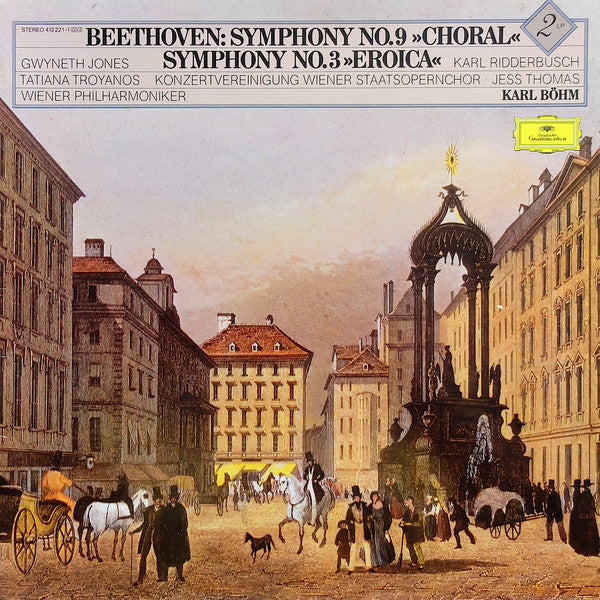 Beethoven*, Karl Böhm : Symphony No. 9 "Choral" / Symphony No. 3 "Eroica" (2xLP, Comp, Box)