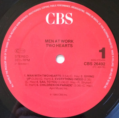 Men At Work : Two Hearts (LP, Album, Gat)