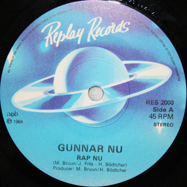 Gunnar "Nu" Hansen : Rap Nu (7", Single)