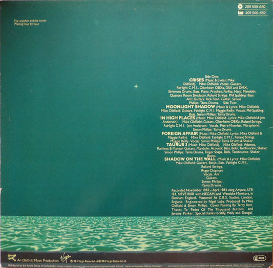 Mike Oldfield : Crises (LP, Album)