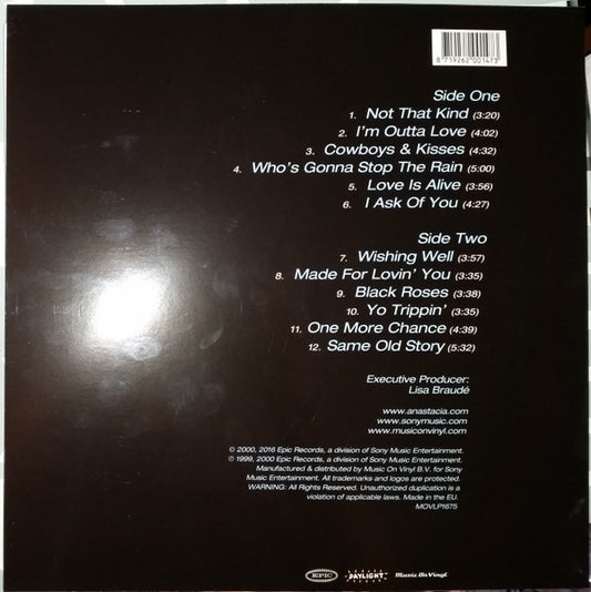 Anastacia : Not That Kind (LP, Album, Ltd, RE, 180)