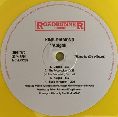 King Diamond : Abigail (LP, Album, Ltd, Num, RE, Yel)