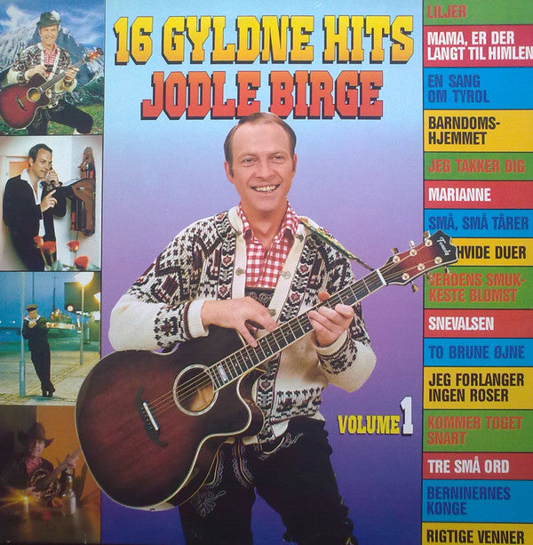 Jodle Birge : 16 Gyldne Hits Volume 1 (LP, Comp)