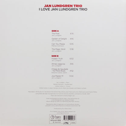 Jan Lundgren Trio : I Love Jan Lundgren Trio (LP, Album, Ltd, Num)