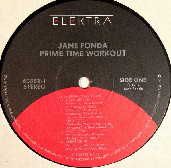 Jane Fonda : Prime Time Workout (LP, Album, SP)