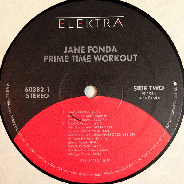 Jane Fonda : Prime Time Workout (LP, Album, SP)