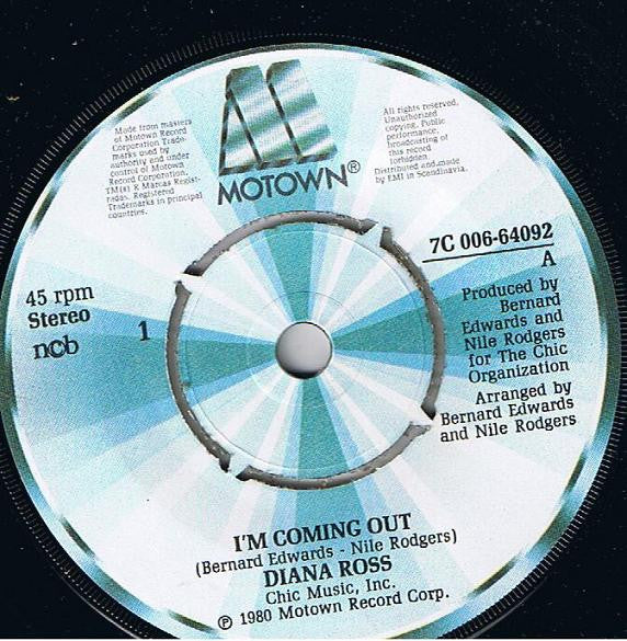 Diana Ross : I'm Coming Out / My Old Piano (7", Single)