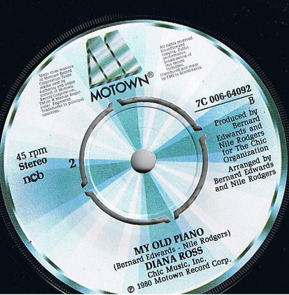 Diana Ross : I'm Coming Out / My Old Piano (7", Single)