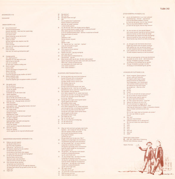 Thomas Eje & Anders Bircow : Glunterne (LP, Album)