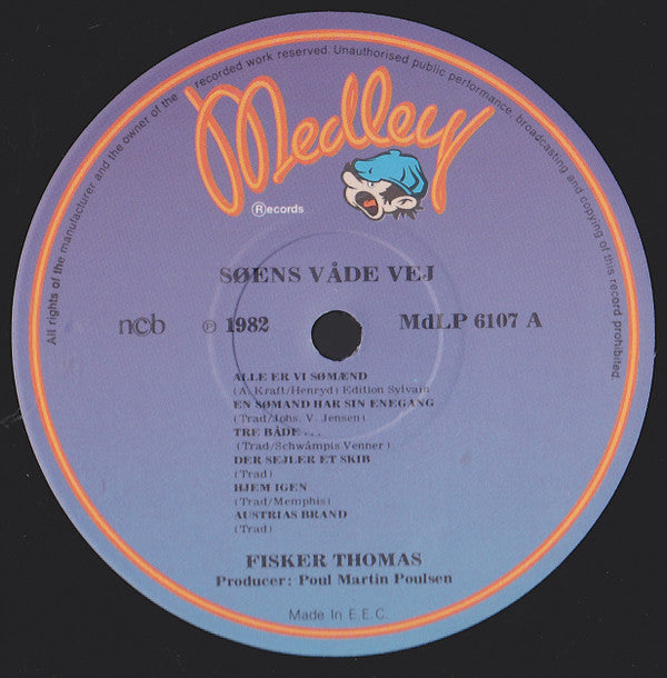 Fisker Thomas : Søens Våde Vej (LP)