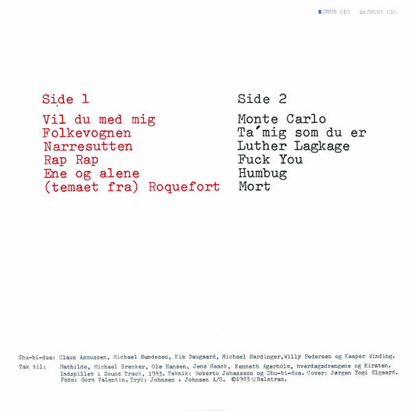 Shu-Bi-Dua : Shu-Bi-Dua 10 (LP, Album, Gat)